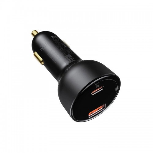 Авто зарядка Baseus Supreme Digital Display Dual Quick Car Charger 100W Type-C to Type-C (TZCCZX-01)