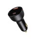 Авто зарядка Baseus Supreme Digital Display Dual Quick Car Charger 100W Type-C to Type-C (TZCCZX-01)