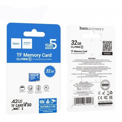 Флешка HOCO A2 TF Memory Card 32GB