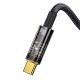 Кабель Baseus Explorer Series Auto Power-Off Fast Charging Data Cable USB to Type-C 100W