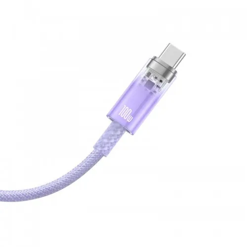 Кабель Baseus Auto Power Off For Overheating Type-C to Type-C 100W (CB000043)