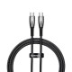 Кабель Baseus 100W Glimmer Series Fast Charging Data Cable Type-C to Type-C (CB000025)