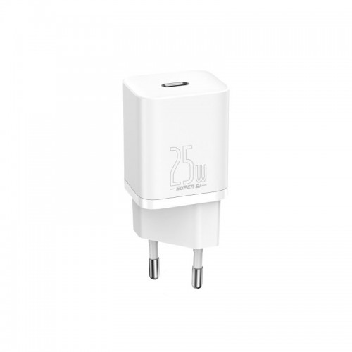 Зарядное устройство Baseus Super Si Quick Charger 1C 25W EU Sets + Type-C to Type-C Cable (CCCJG25CE)