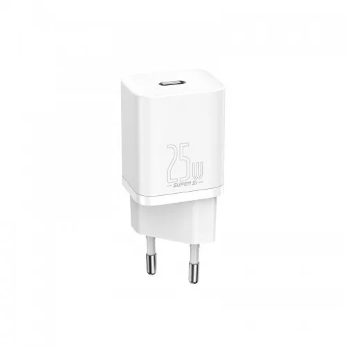 Зарядное устройство Baseus Super Si Quick Charger 1C 25W EU Sets + Type-C to Type-C Cable (CCCJG25CE)