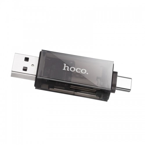 HOCO Card Reader DHD01 2 в 1 (USB-C+Type-C)