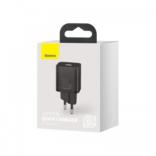 Блок питания Baseus Super Si Quick Charger 1C 30W EU (CCCJG30CE)