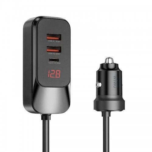 Автомобильная зарядка Wiwu Extend Car Charger Dual USB-A+Dual USB-C Wi-QC015