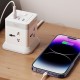 Удлинитель XO WL20 (20W) 4AC Jack+1USB-C (EU)