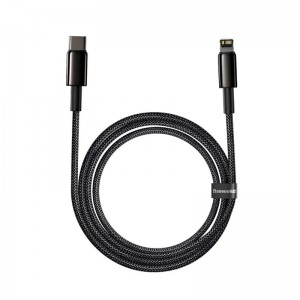 Кабель Baseus Tungsten Gold Fast Charging Data Cable Type-C to iP PD 20W (CATLWJ)