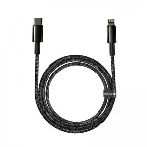 Кабель Baseus Tungsten Gold Fast Charging Data Cable Type-C to iP PD 20W (CATLWJ)