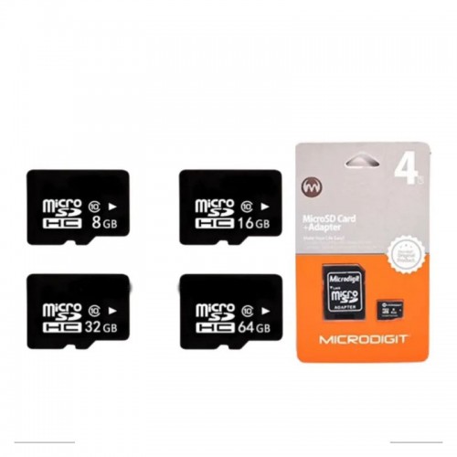 Флеш карты Micro-SD+Adapter Microdigit 32GB 