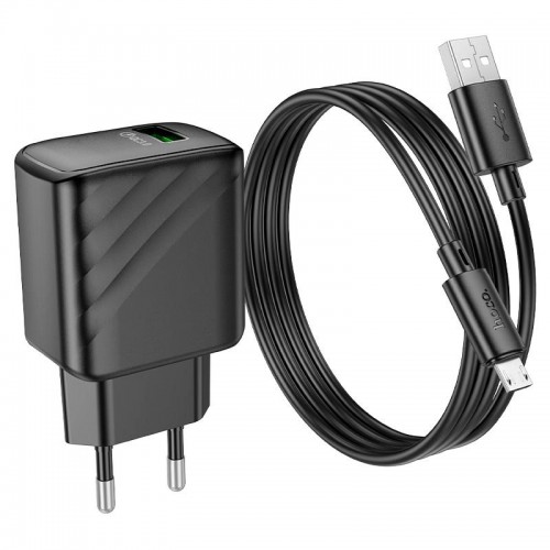 Зарядное устройство Hoco CS21A QC3.0 Micro-USB (EU)