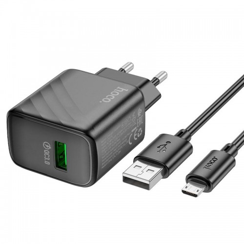 Зарядное устройство Hoco CS21A QC3.0 Micro-USB (EU)