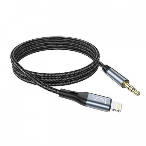 AUX кабель Hoco DUP03 Lightning to 3.5mm (1m)