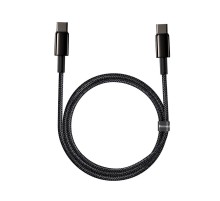 Кабель Baseus Tungsten Gold Fast Charging Data Cable Type-C to Type-C 100W (CATWJ)