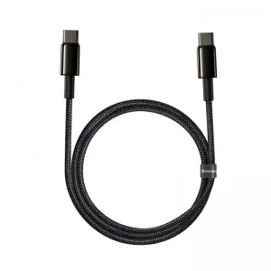 Кабель Baseus Tungsten Gold Fast Charging Data Cable Type-C to Type-C 100W (CATWJ)