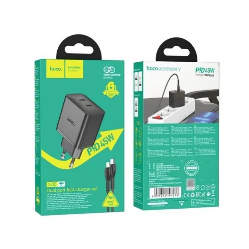 Зарядное устройство Hoco N35 45W with Cable