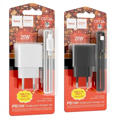 Зарядное устройство Hoco CS13A PD20W с кабелю lightning