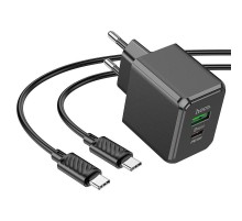Зарядное устройство Hoco CS14A PD20W QC3.0 Type-C to Lightning (EU)
